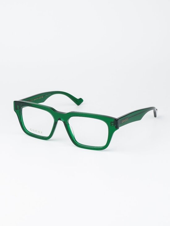 Gucci Women Eyeglasses Transparent Green Square GG0963O 004 NEW AUTHENTIC main image 9